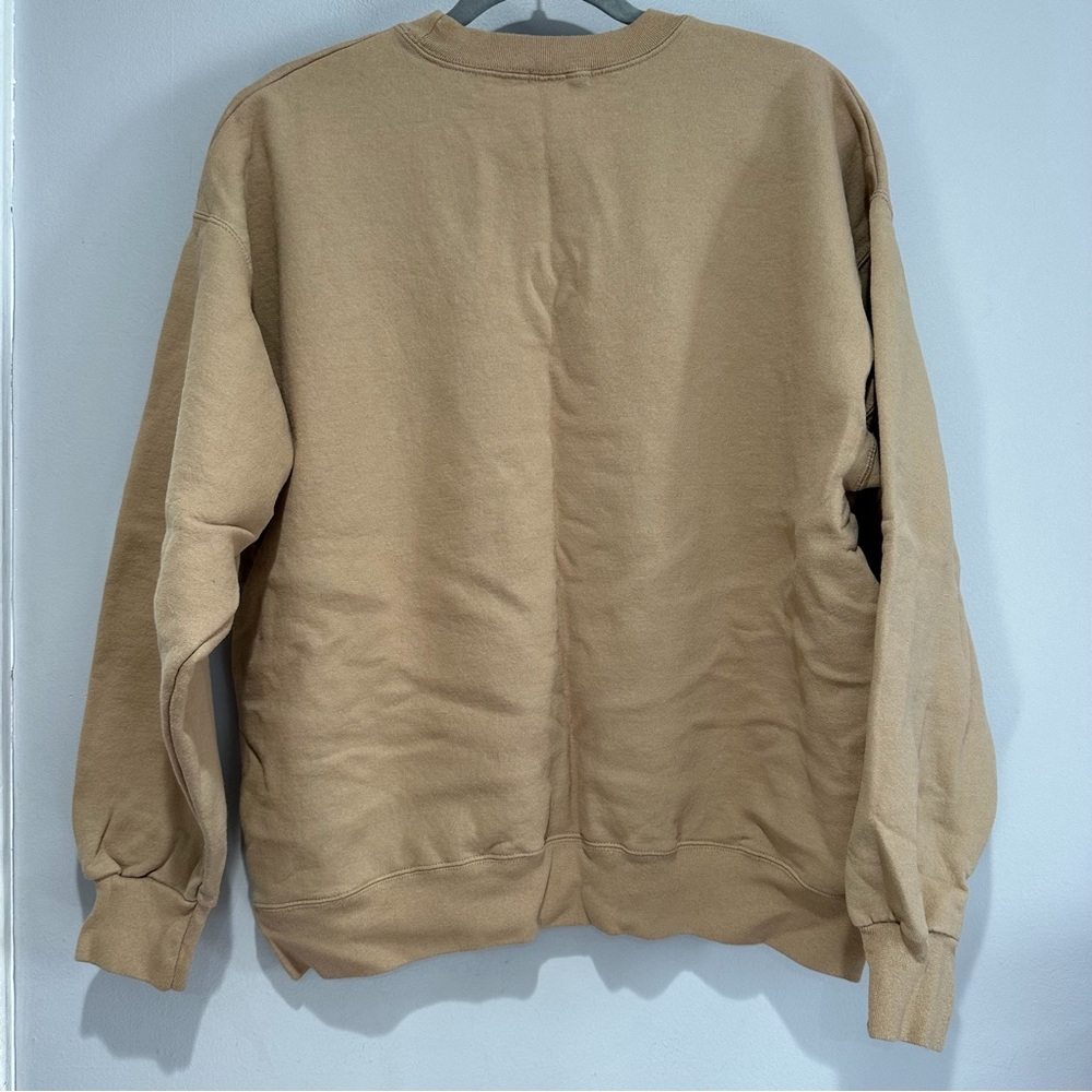 The Bar Tan Sweatshirt Brown Size Large - Picture 5 of 7